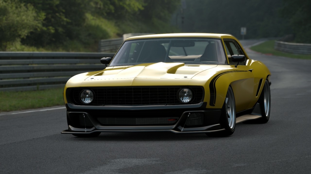 Racing the Chevrolet Camaro 1969 Race Mod on the Nordschleife in Gran Turismo 7 | POV | Benji