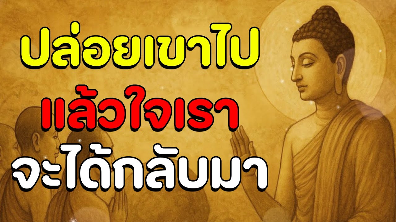 ธรรมะสอนใจ : Ep17 : ปล่อยเขาไป…แล้วใจเราจะได้กลับมา