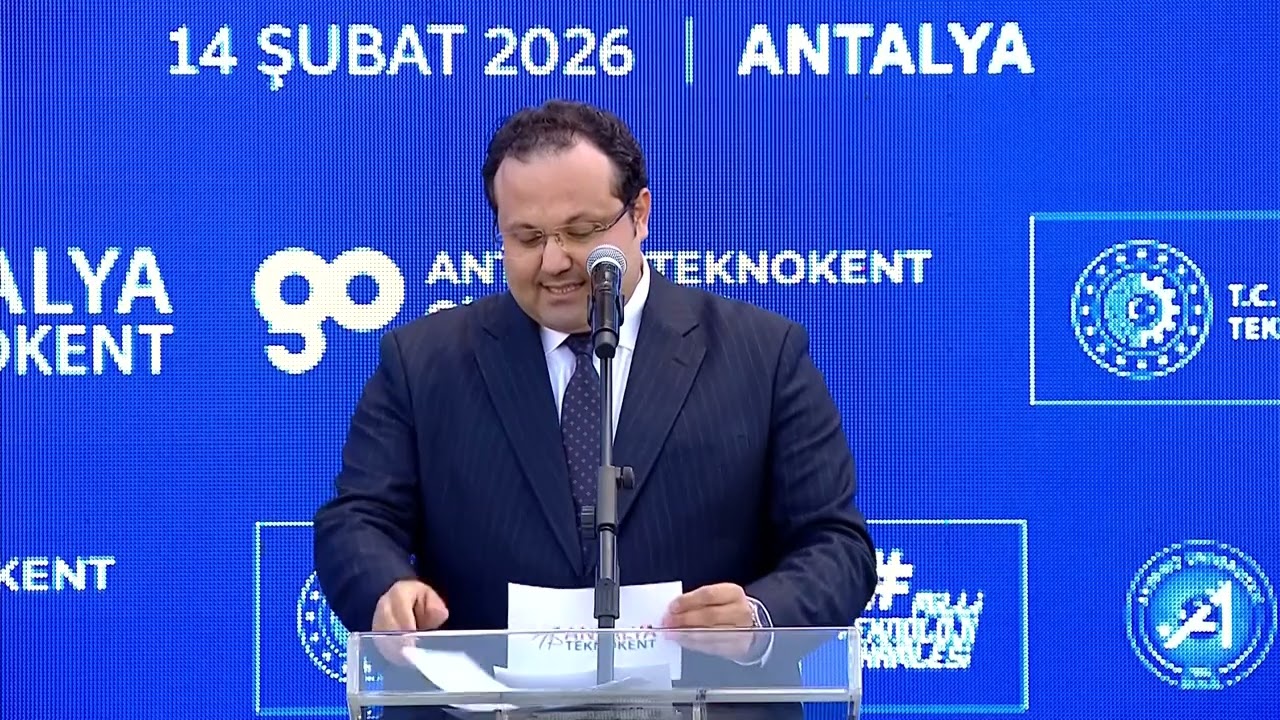 Dr. İbrahim Yavuz - Antalya Teknokent Ar-Ge 4 Binası ve GO Girişim Ofisi Açılış Töreni
