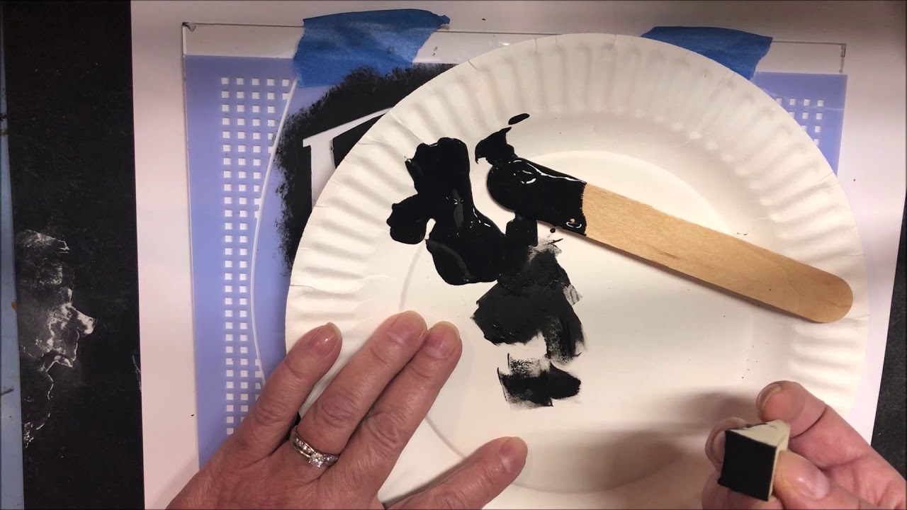 HOW TO STENCIL ON GLASS - Stenciling tips