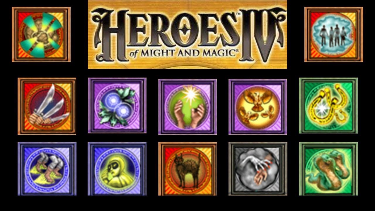 Heroes of Might and Magic 4 - Najpotężniejsze czary 4 poziomu.
