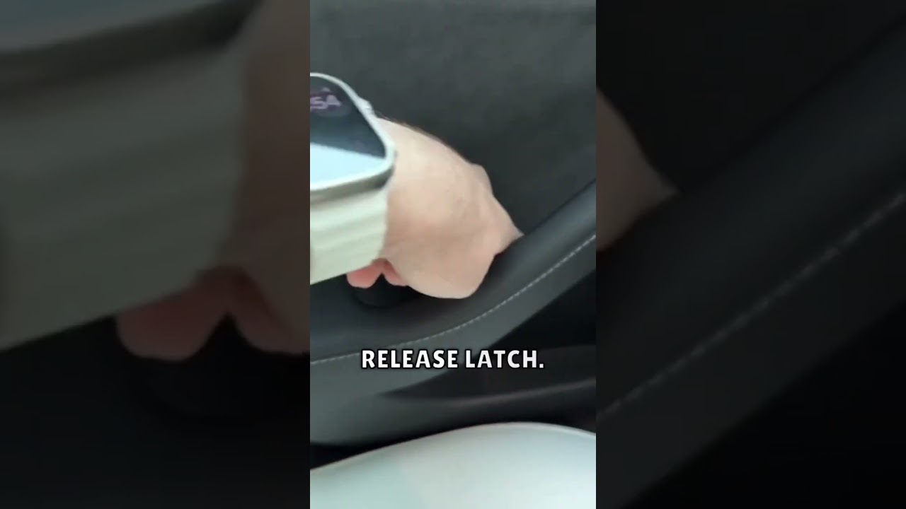 WHERE is the emergency release latch in the Model 3 rear doors?! 🤨