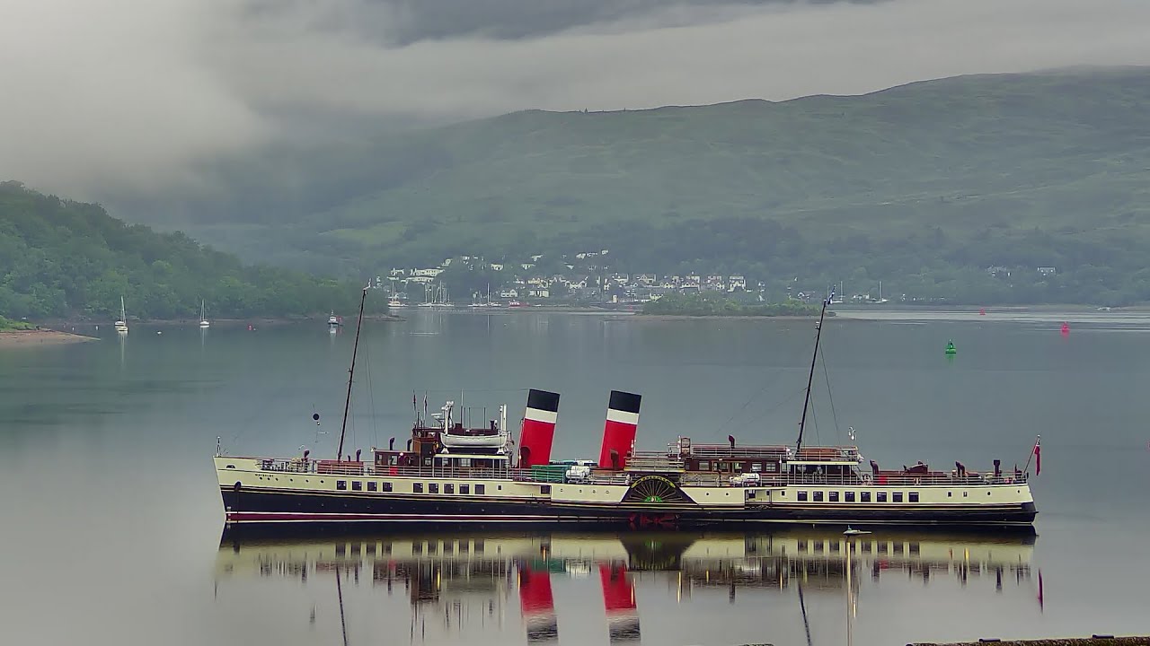 🔴LIVE - PS Waverley  -  PADDLE STEAMER in Fort William 24th May 2025