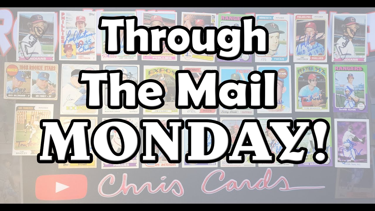 Through The Mail Monday 234 - 7 Baseball Autograph Returns Including A Basketball LEGEND ?!  🤔🤔