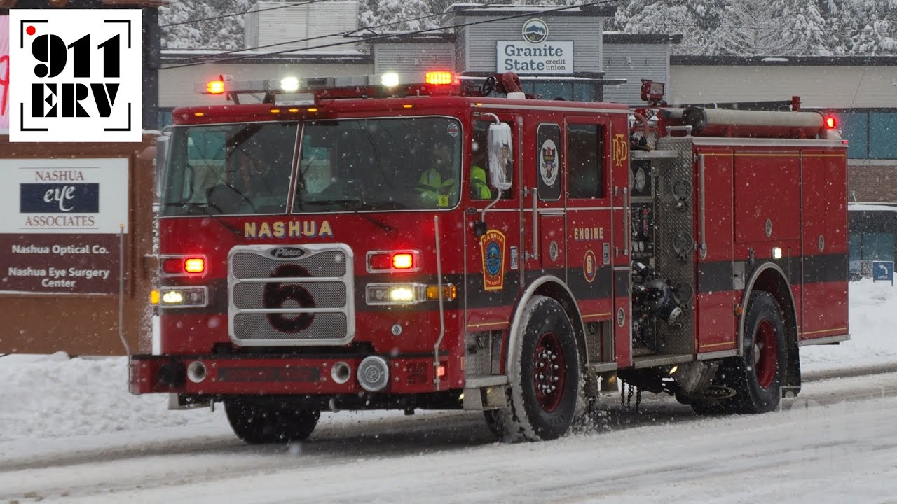 Nashua Fire Truck Responding | Engine 6