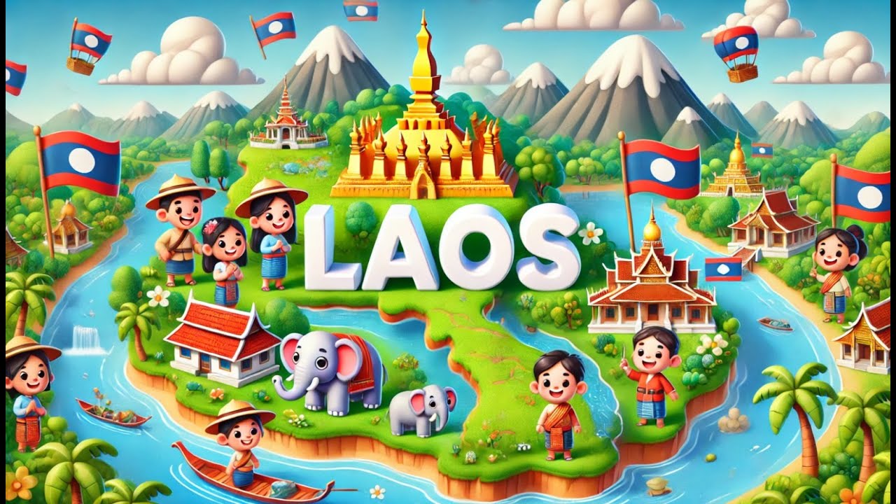 Discover Laos: Fun Facts and Adventures for Kids | Countries of the World | Learn About Laos