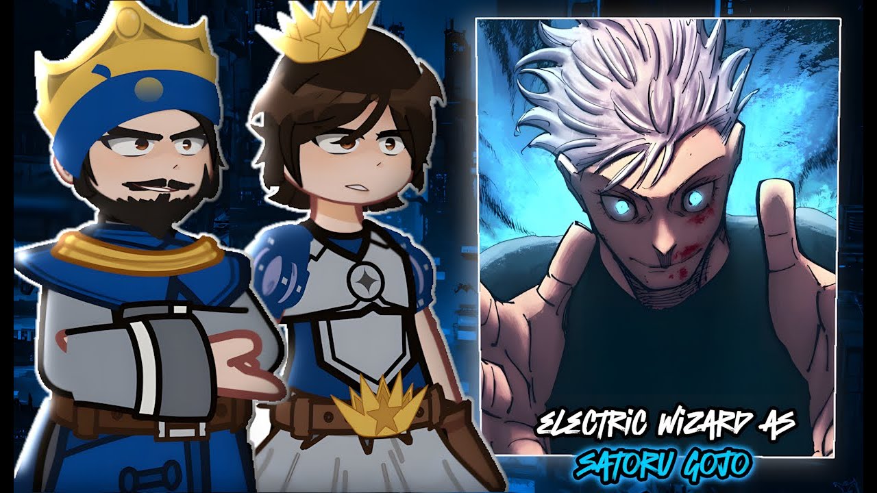 Clash Royale React to Electric wizard As Satoru Gojo - Gacha React 🇺🇸/🇧🇷