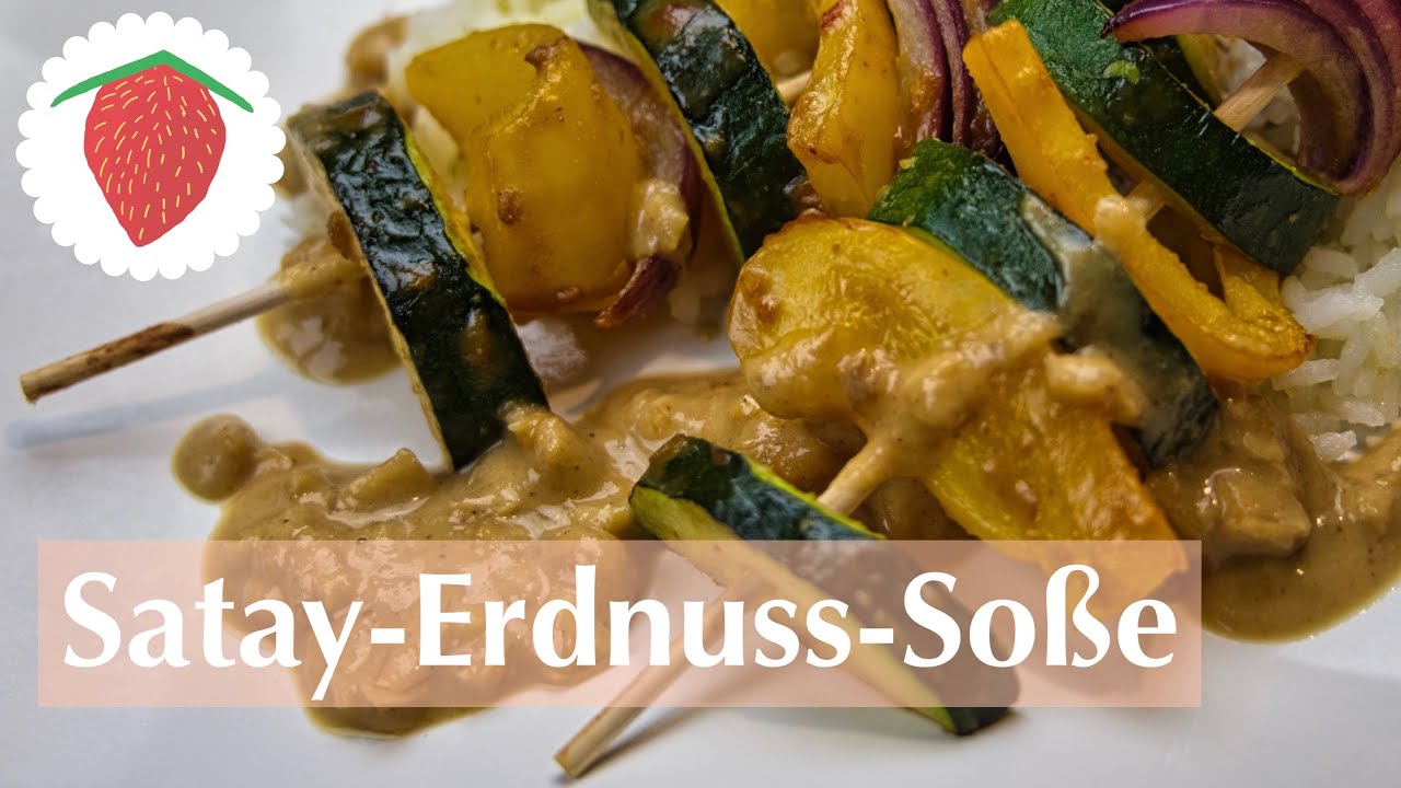 DIE Soße MACHT ALLES BESSER | Satay Erdnuss Soße | Selbstgemacht | Rezept | Strawberryrooftop