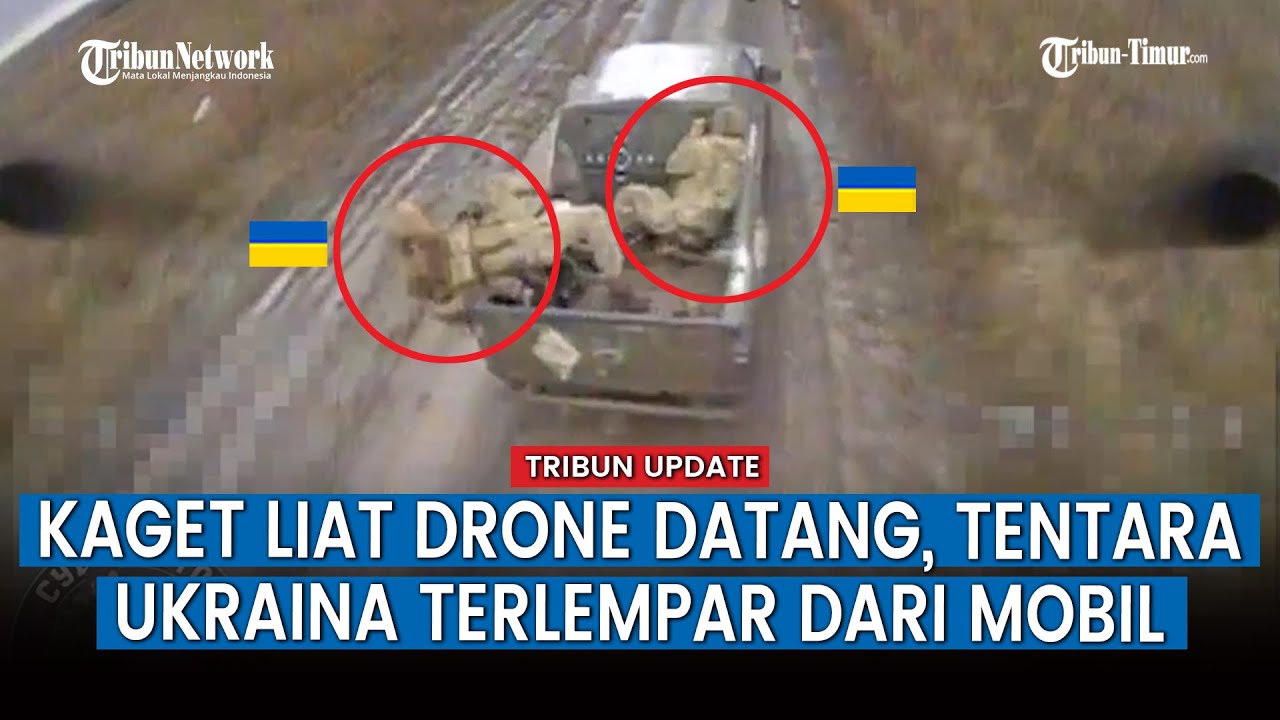 Drone FPV Rusia Tabrak Brutal Truk Pickup dan BTR-82A Angkatan Bersenjata Ukraina