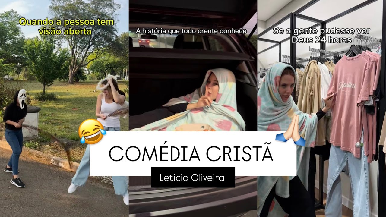 COMÉDIA CRISTÃ - MELHORES TIKTOKs LETICIA OLIVEIRA | Compilado