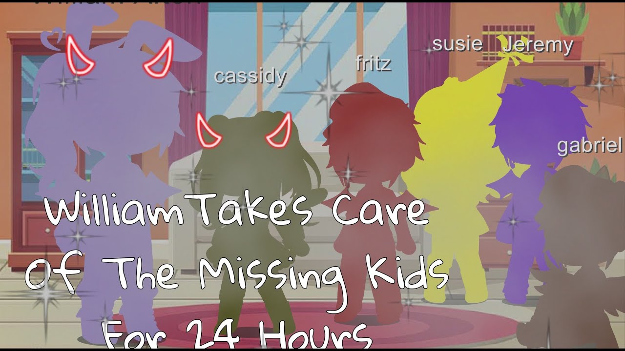 William takes care of the missing kids for 24 hours in Gacha Club