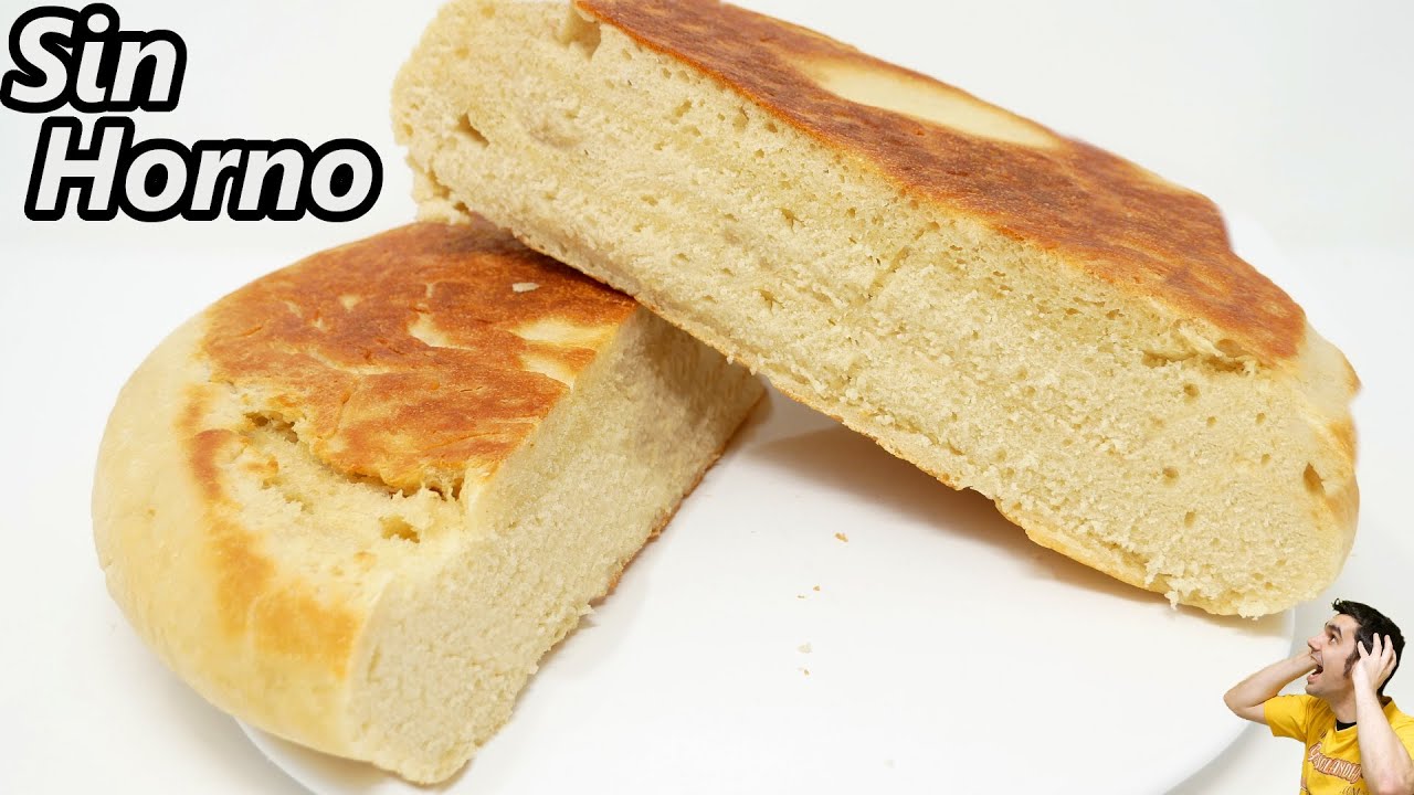 ¡no compres PAN! (Receta SIN HORNO fácil)😋🥖😍 ¡Muy RICO y con gran MIGA!