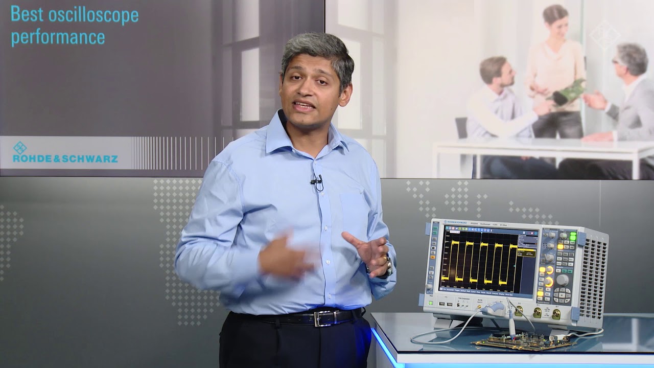 R&S RTO digital oscilloscope: Quickly find signal faults with 1 million waveforms/s
