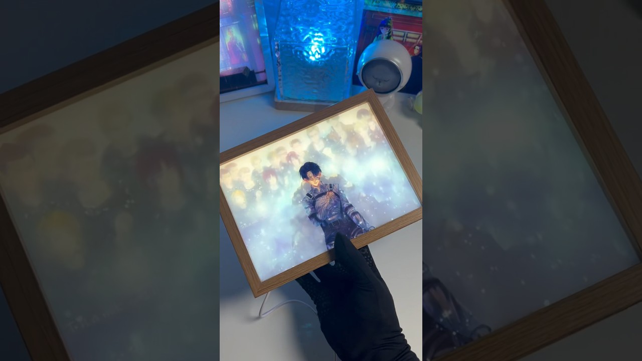 #attackontitian #lightpainting #animeart light up painting Frame glowing Frame