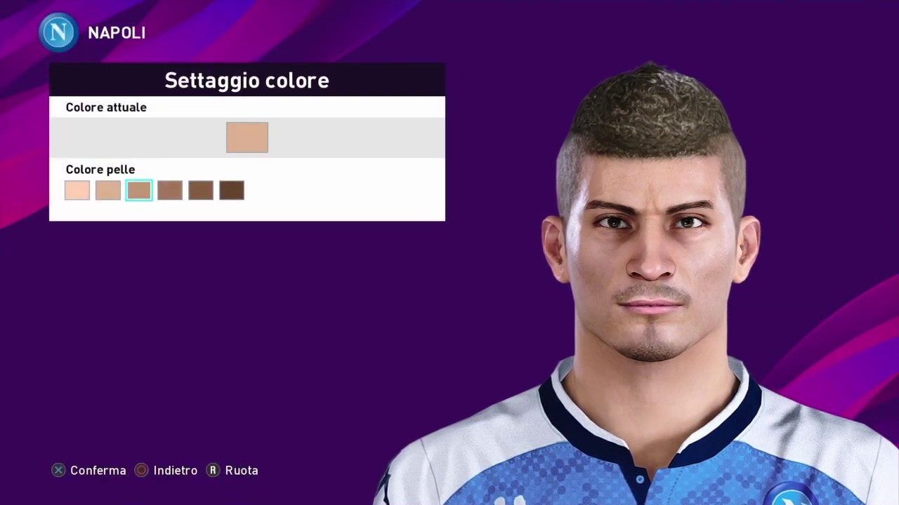 Pes 2020  Face Di Lorenzo Napoli