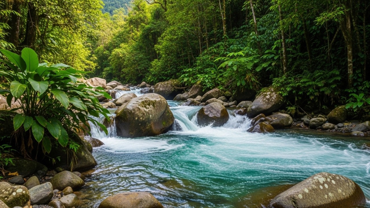 Relaxing Forest River Ambience for Insomnia – Natural Water Sounds for Better Sleep