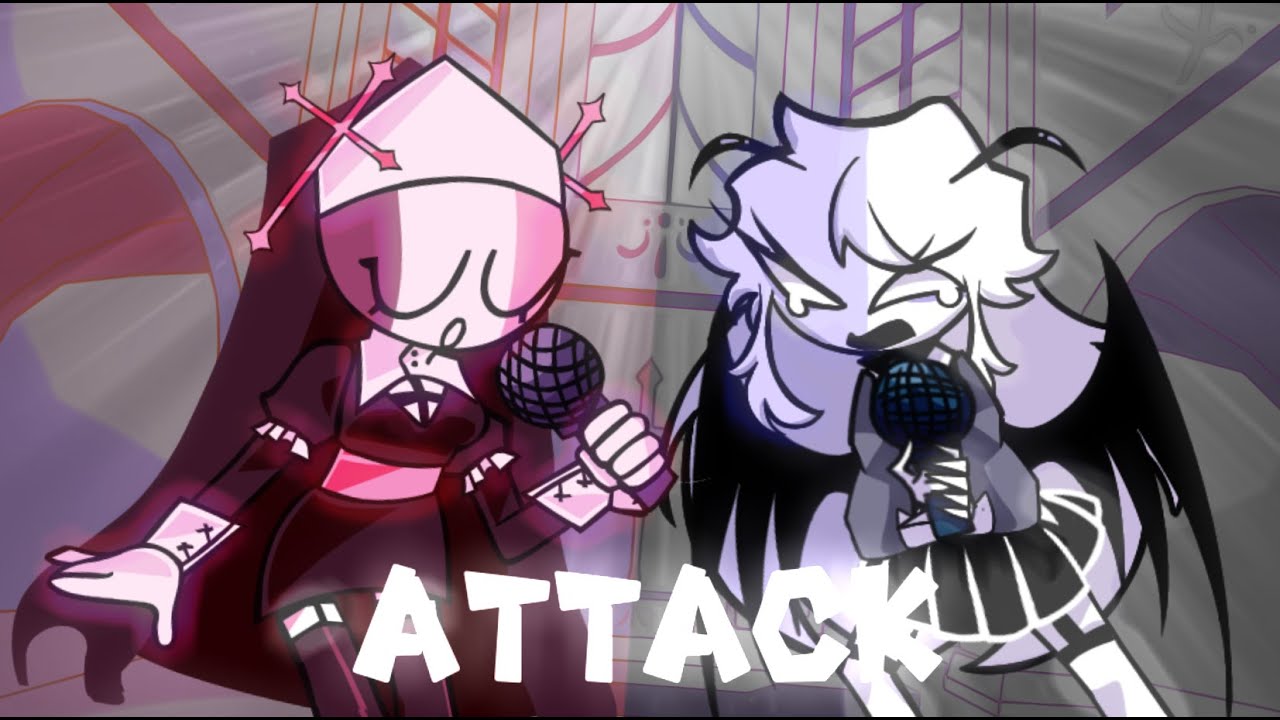 ATTACK but Sarvente and Swap Selene sings it! - fnf attack cover - !MIDI/FLP! - @harley-lejva
