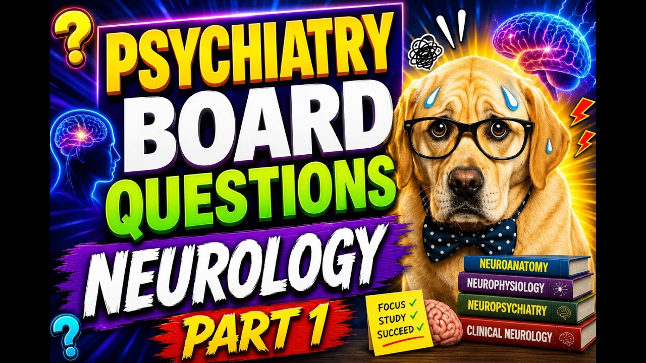 ABPN/PRITE Psychiatry Boards Review: Neurology Questions (Part1)