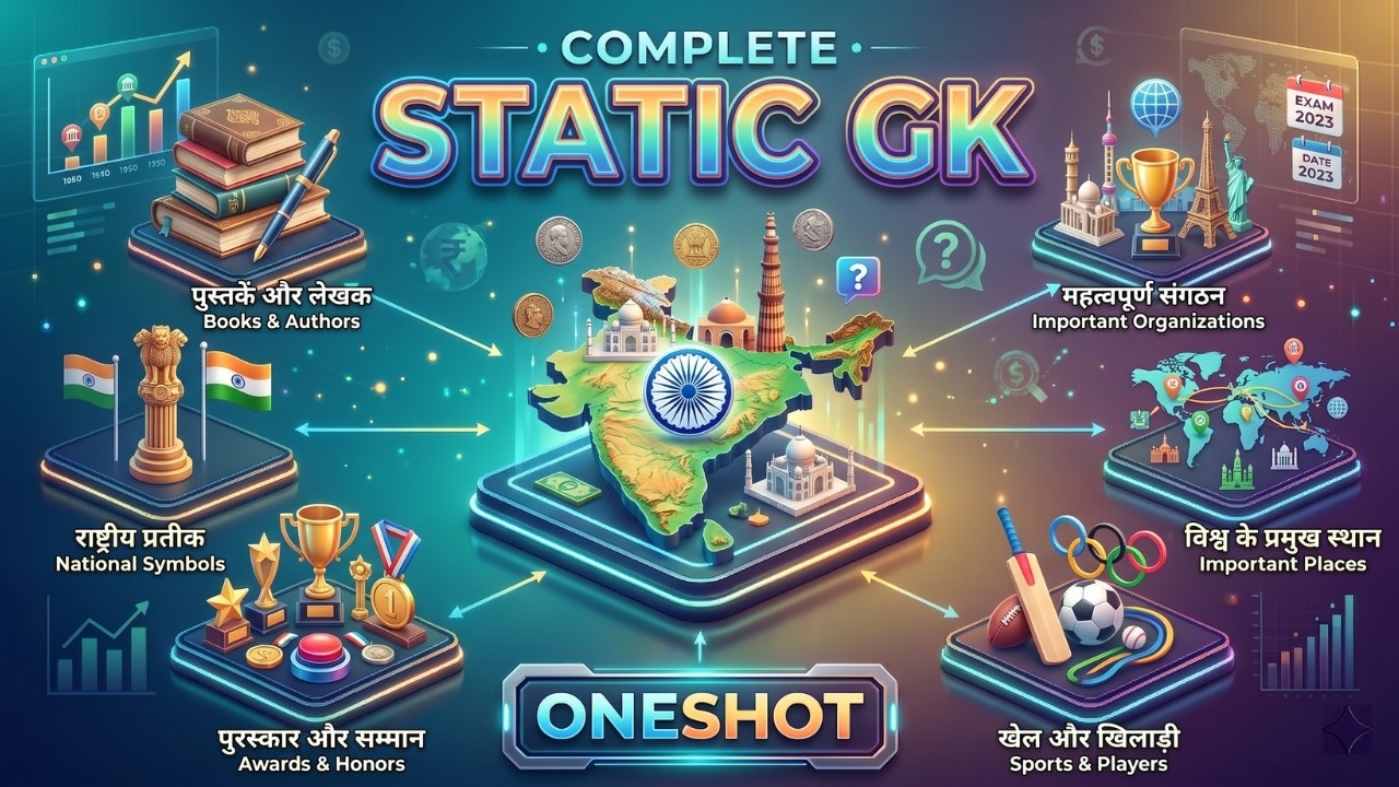 Complete Static GK in One Video 2026 | Full Revision for SSC CGL, UPSC, Banking & All Exams