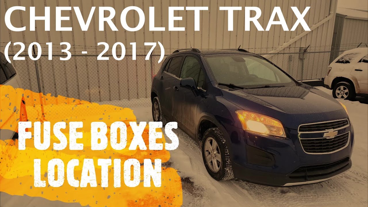 Chevrolet Trax — РАСПОЛОЖЕНИЕ БЛОКА ПРЕДОХРАНИТЕЛЕЙ (2013–2017)