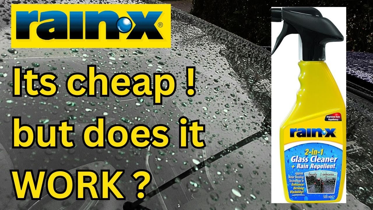 Средство для мытья стекол Rain-X с антидождевым эффектом. Может ли оно вылечить жирное лобовое ст...