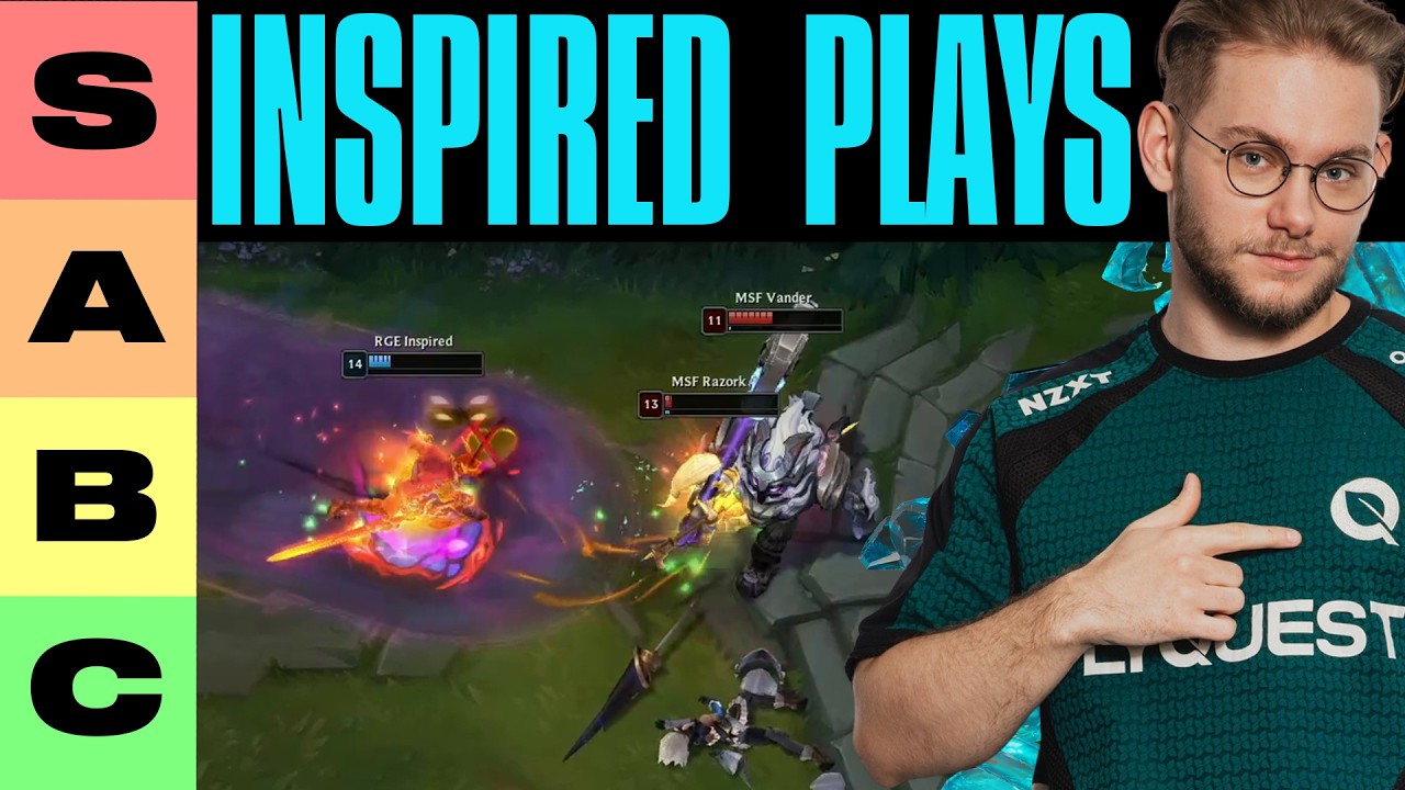 Inspired Ranks The Best Plays Of His Career | Ultimate List