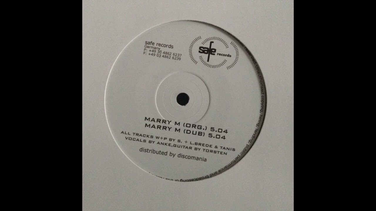 DJ Tanis – Marry M (Org.)