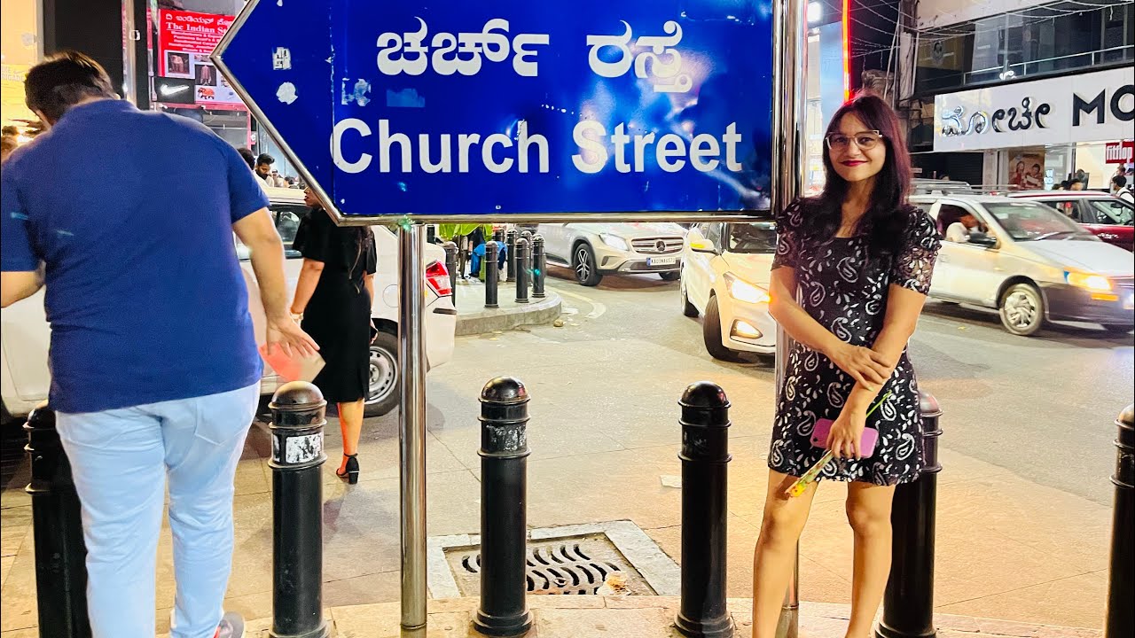 M.G. Road /Church Street Bangalore Nightlife Street Shopping  | Best Pub and Bar | #withme