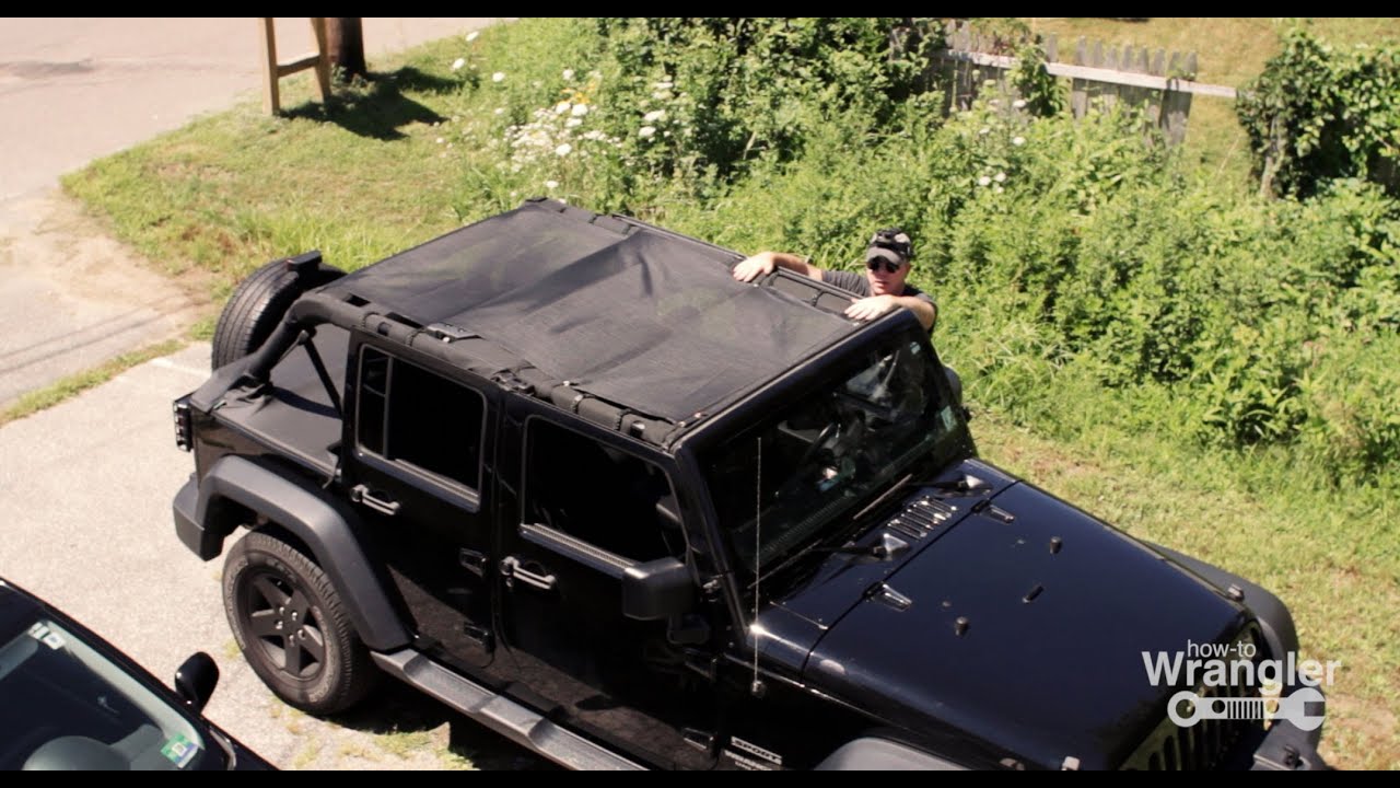 DIY Mesh Shade Screen Top for your Wrangler
