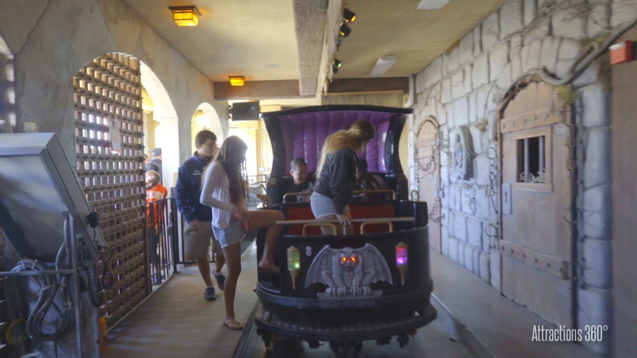 [4K] Haunted Castle Dark Ride at Santa Cruz Beach Boardwalk