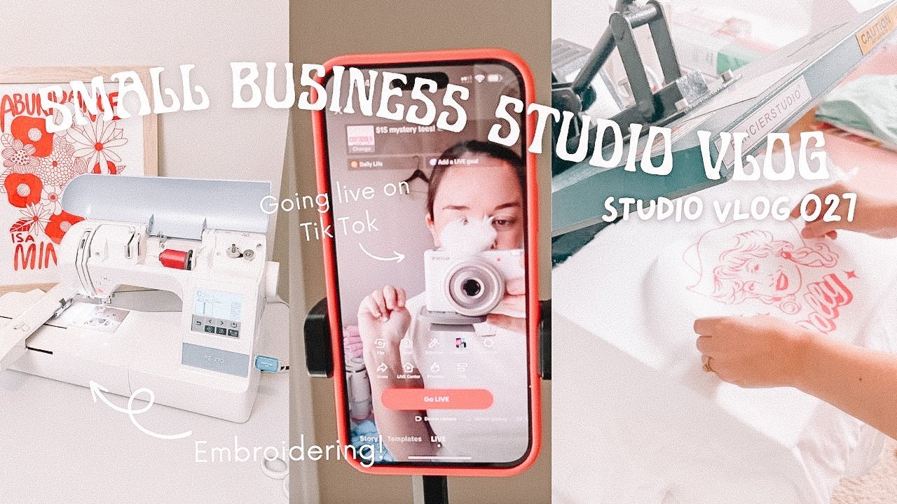 Day in the Life of a Small Business Owner, Packing Orders, Studio Vlog 027