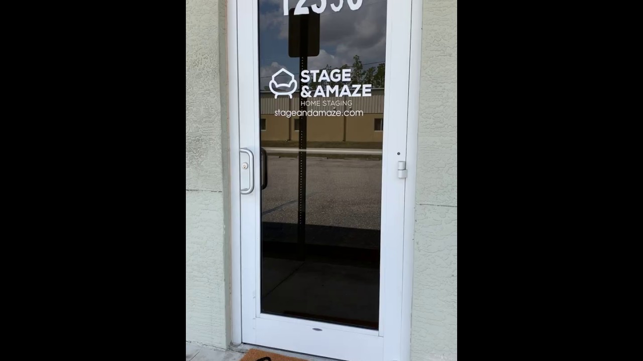 Staging warehouse tour
