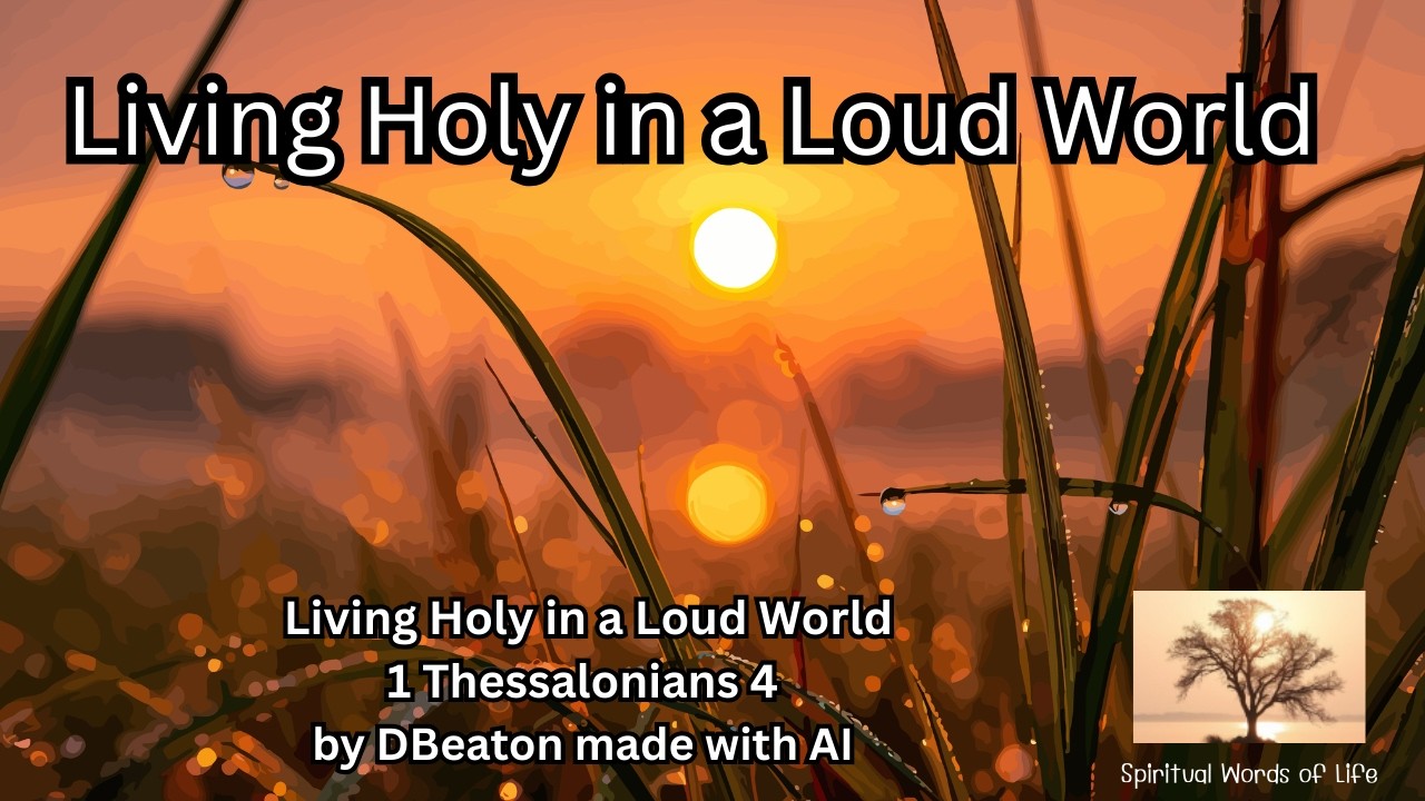 1st Thessalonians 4 | Living Holy in a Loud World