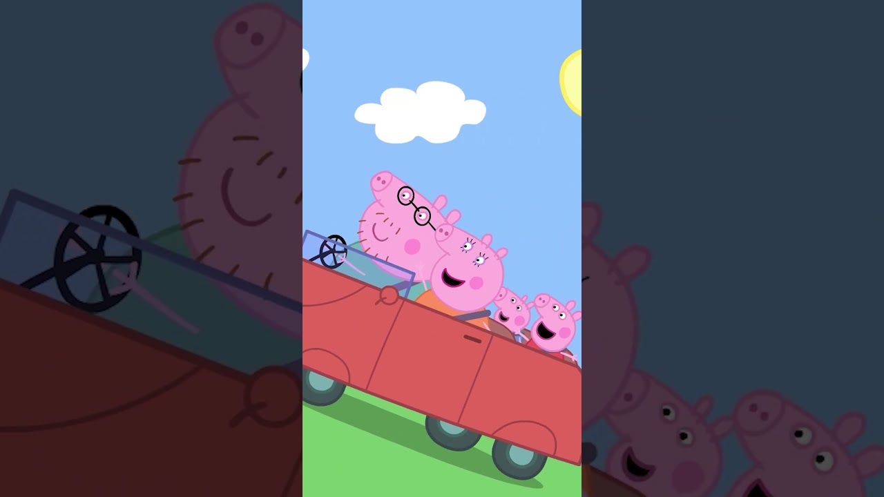Making delicious pizza with my lovely pig family 🐷 #peppapigkidssongs