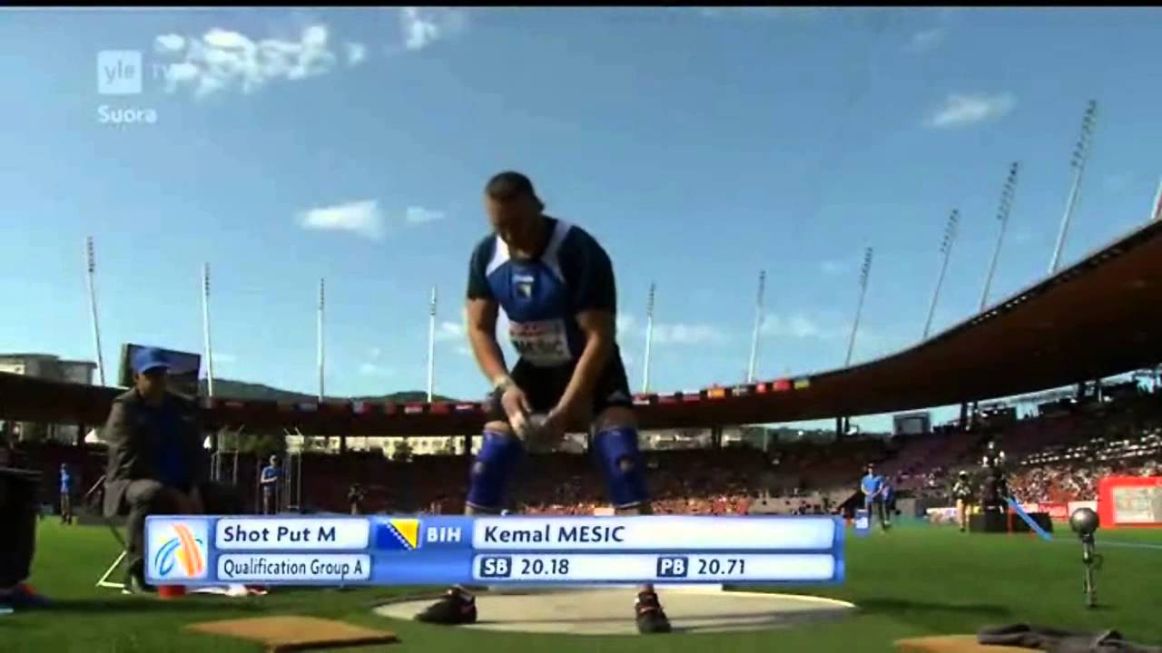 Men´s Shot Put Qualification European Championships Zürich, Switzerland 12.8.2014