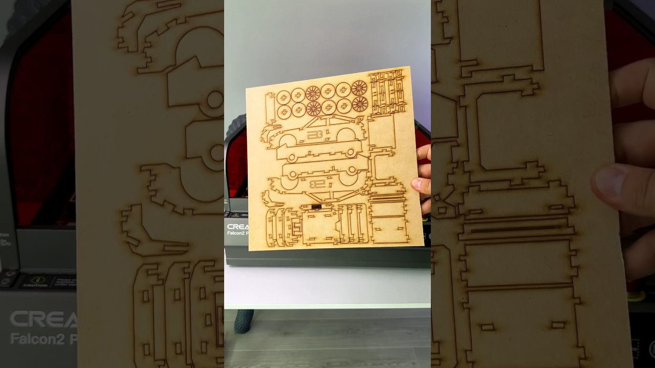Laser Cutting and Engraving Machine Falcon 2 PRO 22W #Creality  #CrealityFalcon #lasercutting