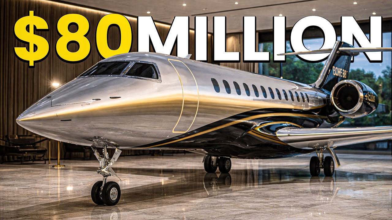 Inside the $80M Bombardier Global 8000 Speed, Luxury & 8,000 Mile Range Explained