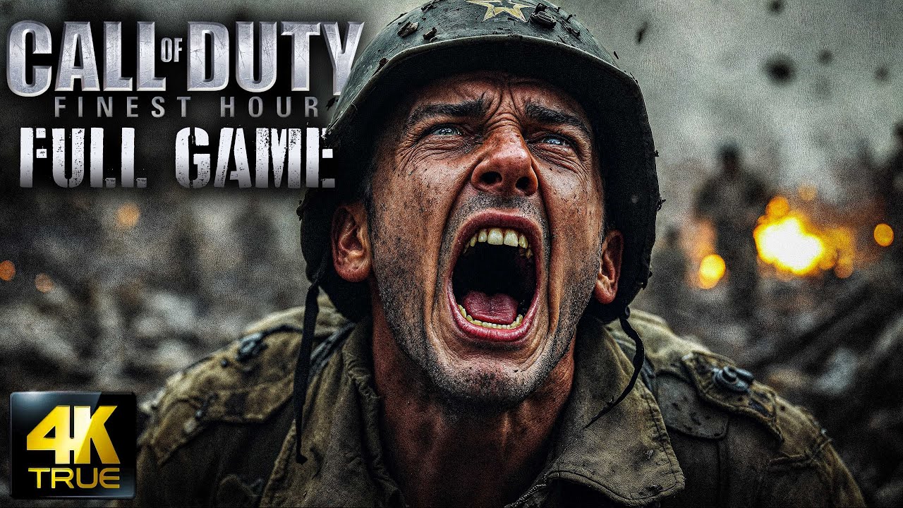 Call of Duty Finest Hour｜Full Game Playthrough｜True 4K|60