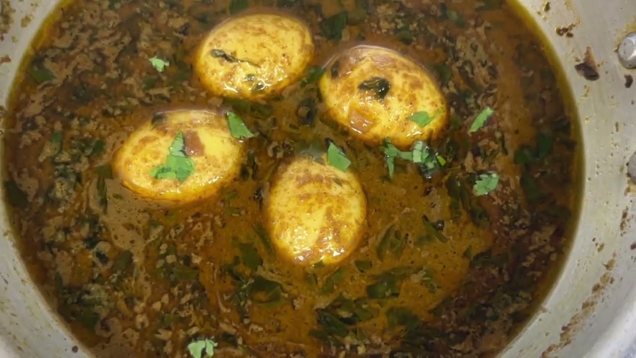 Methi Egg Curry Recipe | Fenugreek Leaves With Egg Curry | मेथी अंडा करी | Super Delicious Egg Curry