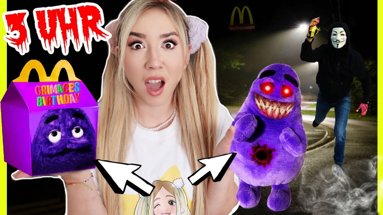 Game Master FALLE vs. neue 24 Stunden Challenge ?! (Grimace shake Happy Meal 3 Uhr nachts öffnen)