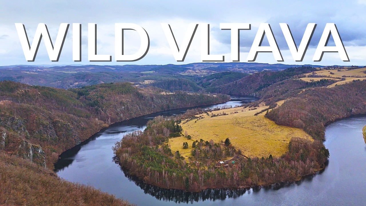 VLTAVA RIVER 🇨🇿 From Solenická Horseshoe to Prague | Cinematic Drone Film 4K