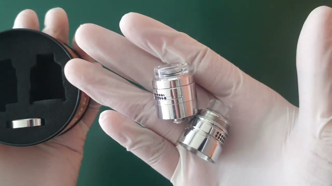 Unboxing the New Nitrous RDA color! Shiny edition with Air Flow Control lock - Single & Dual cap