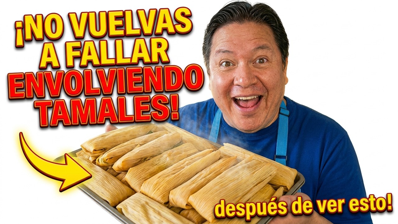 ¡No vuelvas a fallar envolviendo tamales después de ver esto!