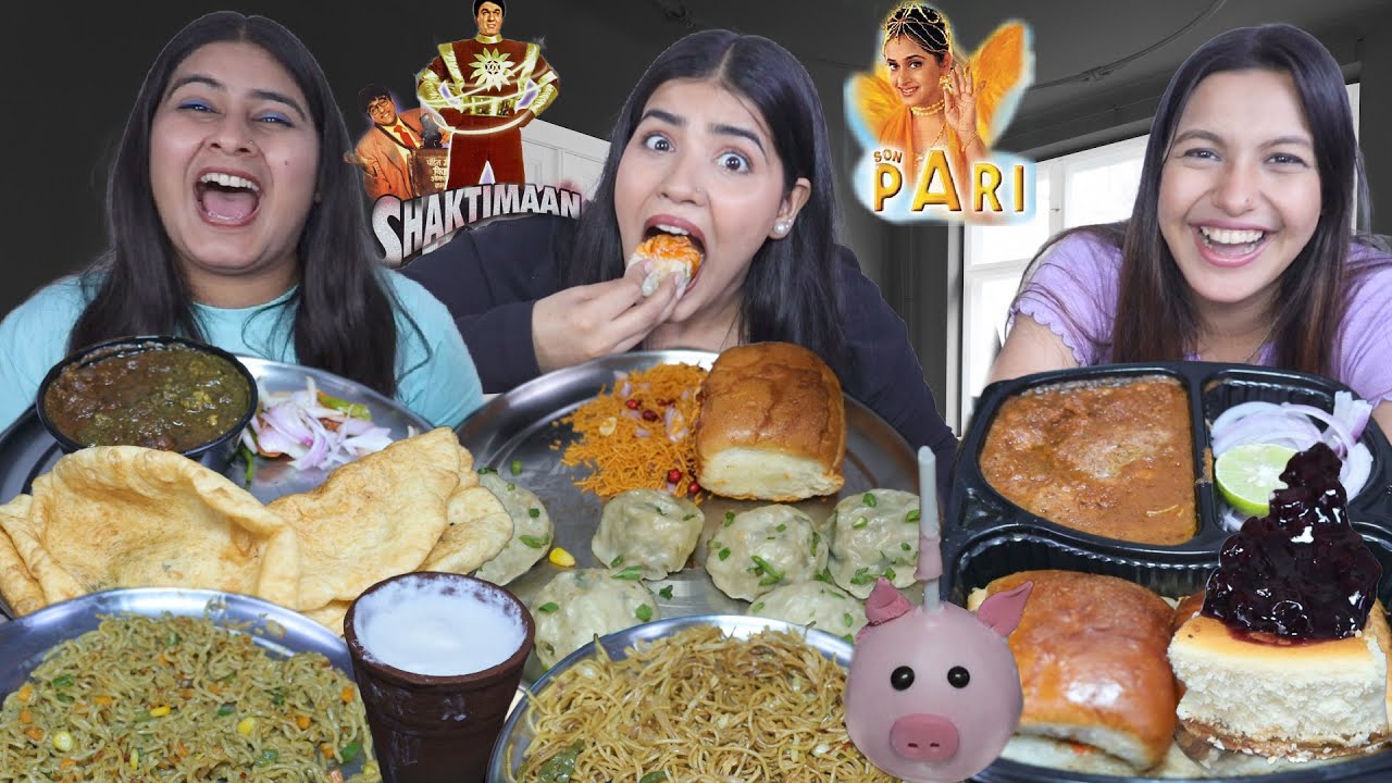Guess the Indian Serial Name Food Challenge | Spicy Maggi,  Momos, Chole Bhature, Pav Bhaji, Lassi
