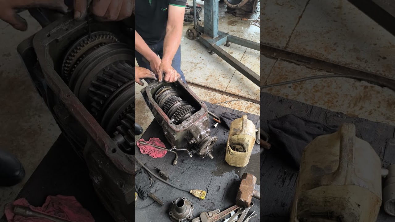 desmontando câmbio g3 36 Mercedes 1113
