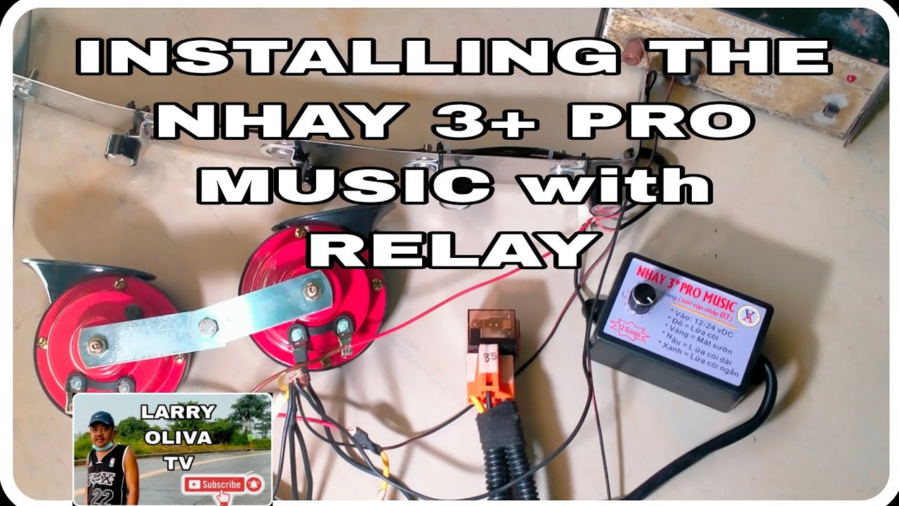 INSTALLING THE NHAY 3+ PRO MUSIC WITH RELAY ALL PURPOSE