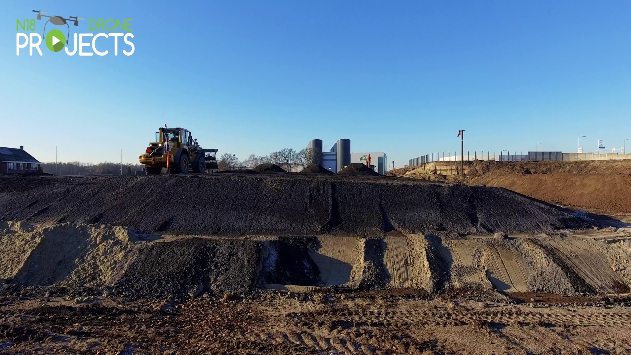N18 Drone Projects Gebruik AEC-bodemas aansluiting N18 op A35