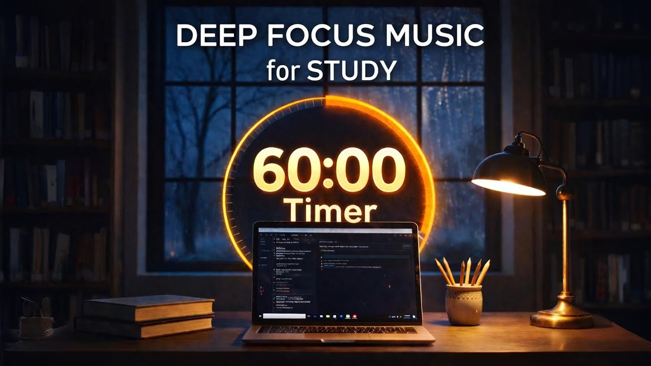Don't Stop Now. 🕯️ Midnight Library Study Session | 1 Hour Focus Timer