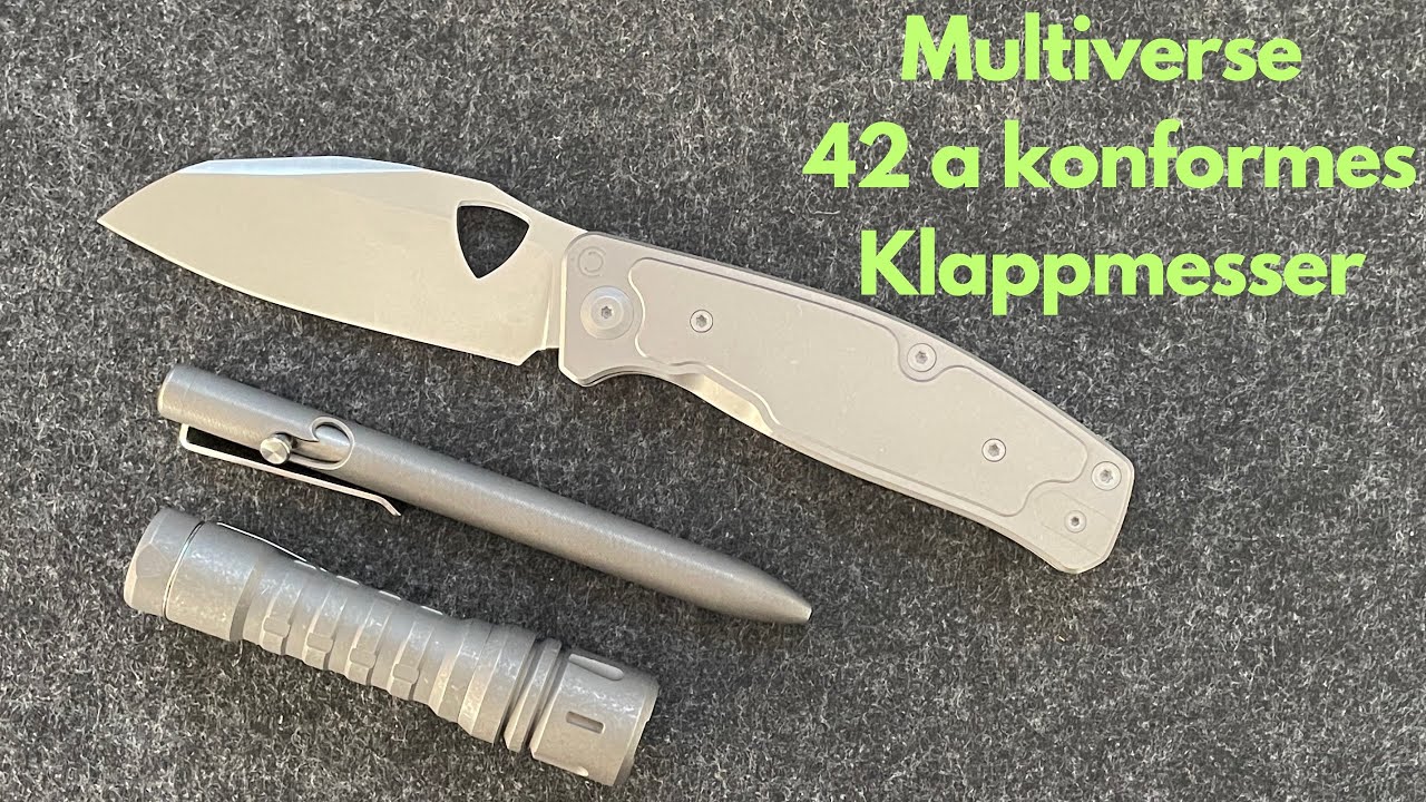 CornCraft Knives Multiverse - 42a konformes Klappmesser