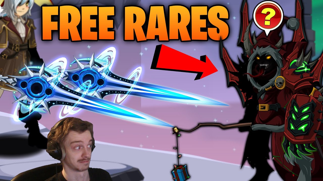 RARE Set! New Years Drops! AQW